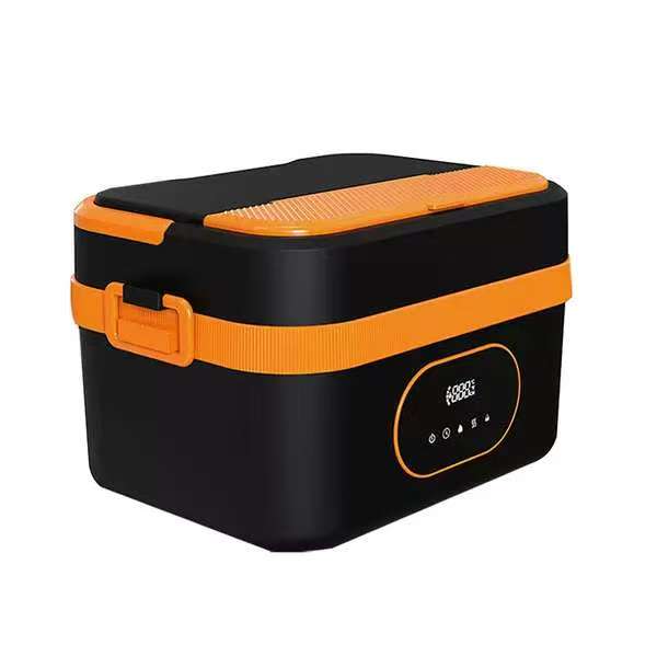Portable Food Warmer - ポータブルコードレス電気ステンレス製ランチボックス自動加熱式フードウォーマー家庭用オフィス旅行車載用