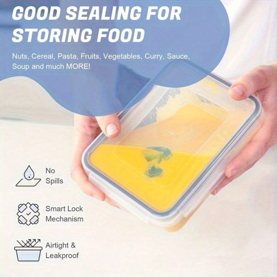 24個入り食品保存容器、気密蓋付き、ランチやオフィスでの食事 - Storage Food Prep のレビューと価格