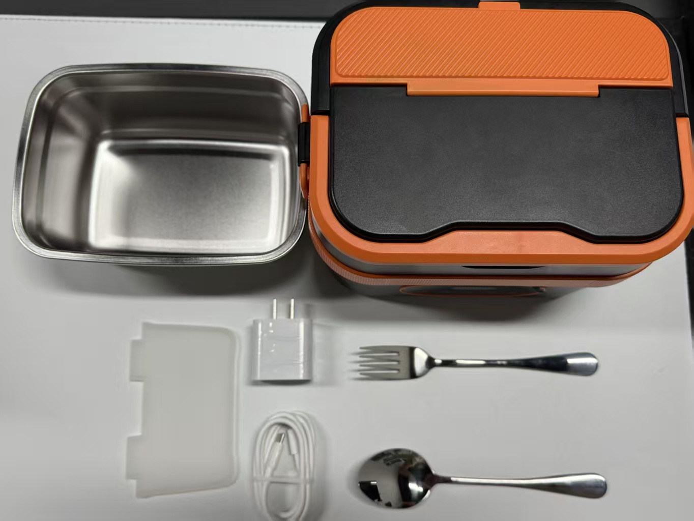 ポータブルコードレス電気ステンレス製ランチボックス自動加熱式 - Portable Food Warmer のレビューと価格
