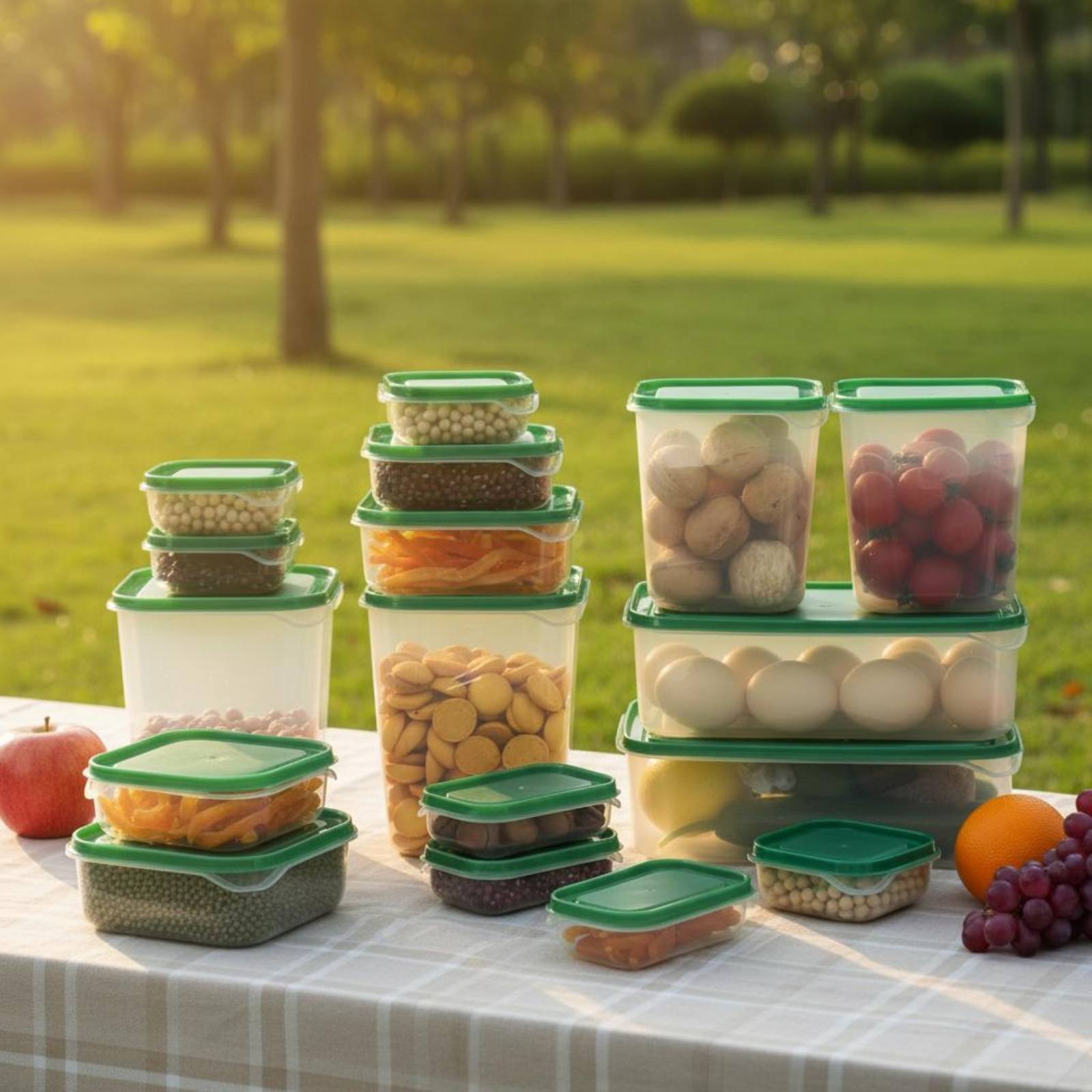17個入り冷蔵庫収納ボックスセット、漏れ防止プラスチック食品 - Food Storage Boxes With Lids のレビューと価格