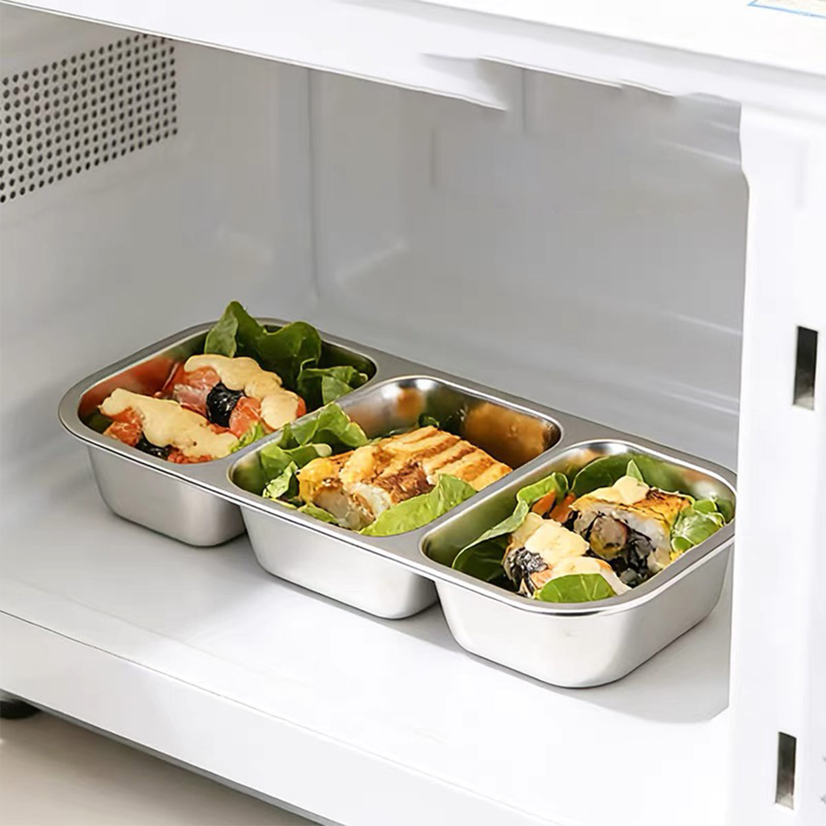 ステンレス製の蓋付き食品保存容器、食品グレードの密閉ランチボ - Food Storage Boxes With Lids のレビューと価格