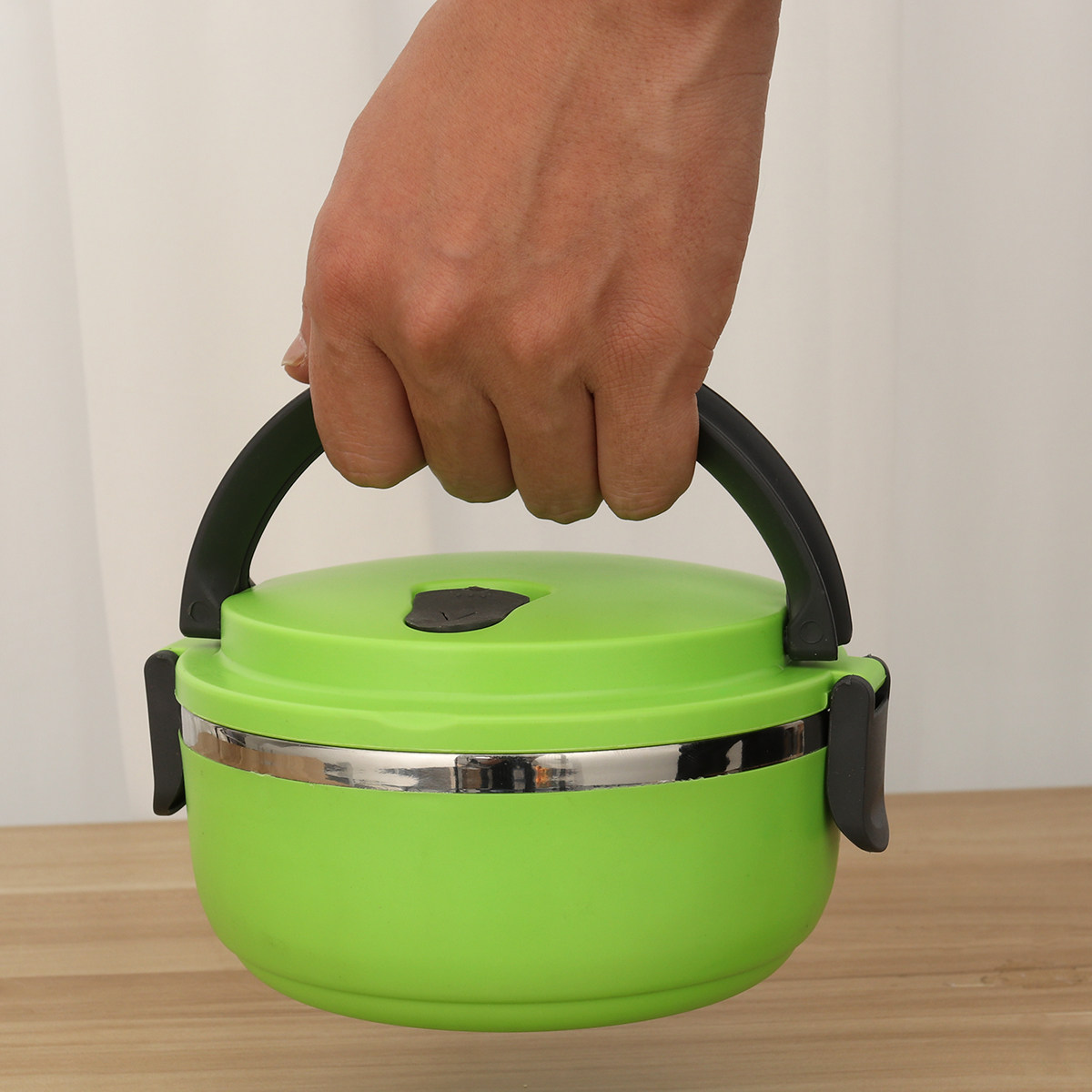 二重構造ステンレス製ランチボックス 保温・漏れ防止ロック付き - Lock And Lock Food Storage のレビューと価格