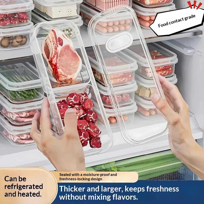 積み重ね可能な冷蔵庫・冷凍庫用オーガナイザー 1個入り 正方 - Food Storage Pantry のレビューと価格
