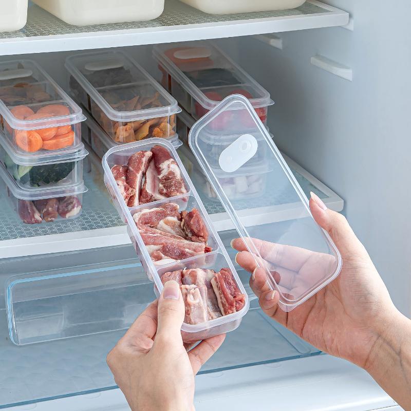積み重ね可能な冷蔵庫・冷凍庫用オーガナイザー 1個入り 正方 - Food Storage Pantry のレビューと価格
