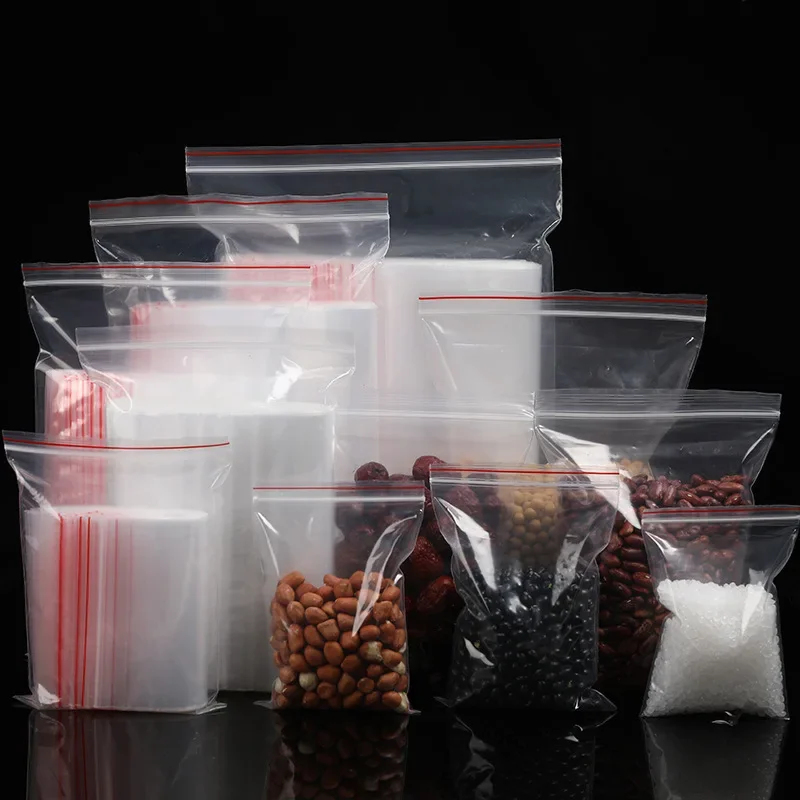 100/300 個小さなジップロックビニール袋再閉鎖可能な透 - Lock And Lock Food Storage のレビューと価格