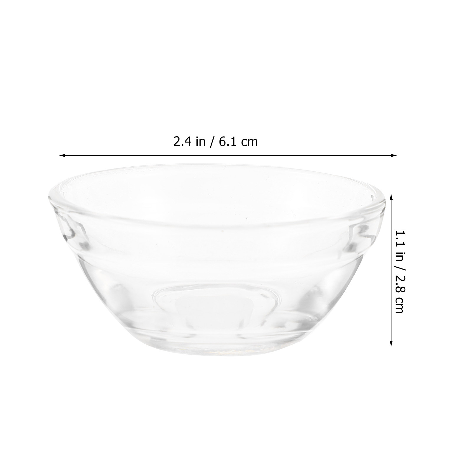 12個入り、耐熱性のある透明なガラス製プディングボウル。重ね - Food Storage Glass のレビューと価格