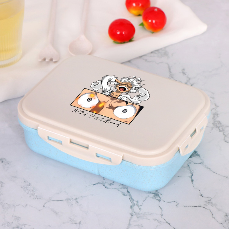 ワンピース少年少女弁当弁当箱ポータブル食品ボックス電子レンジ - Food Storage Unit のレビューと価格