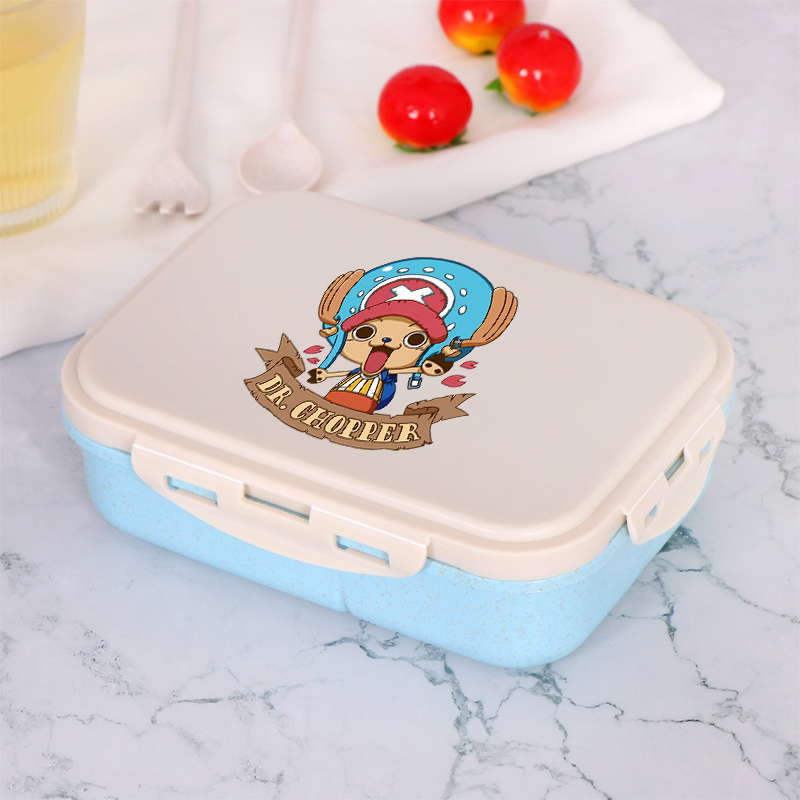 ワンピース少年少女弁当弁当箱ポータブル食品ボックス電子レンジ - Food Storage Unit のレビューと価格