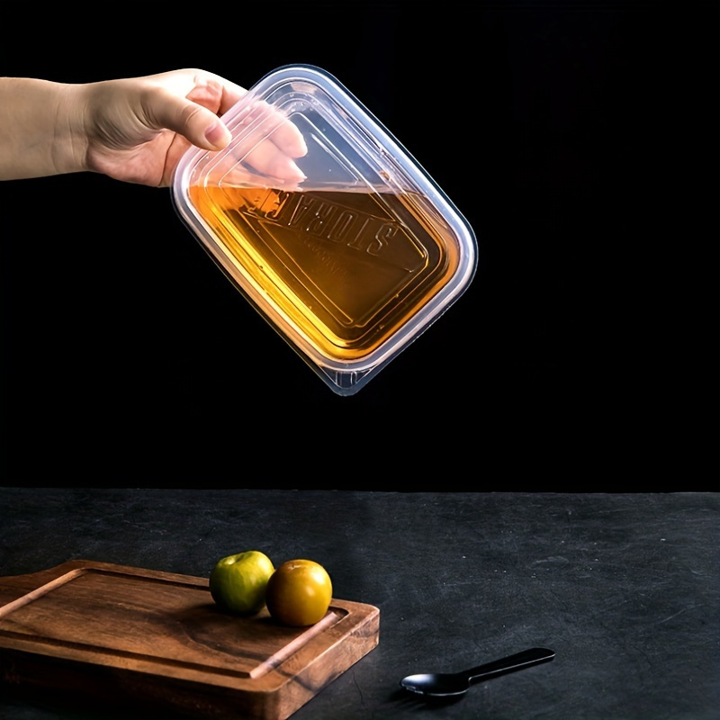 透明な積み重ね可能なプラスチック製食品保存容器6個セット、青 - Food Storage Boxes With Lids のレビューと価格