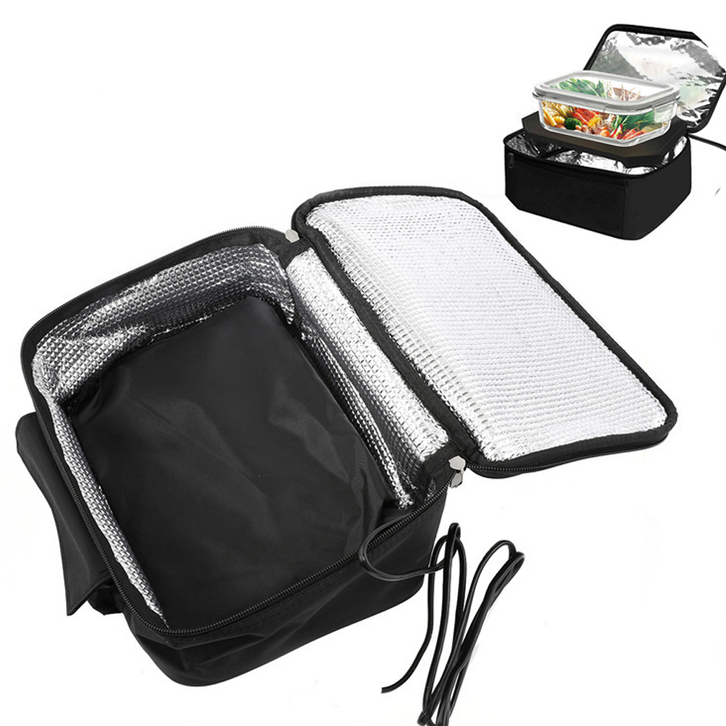 ポータブルカー食品保温バッグ 12V パーソナルカー電気ラン - Portable Food Warmer のレビューと価格
