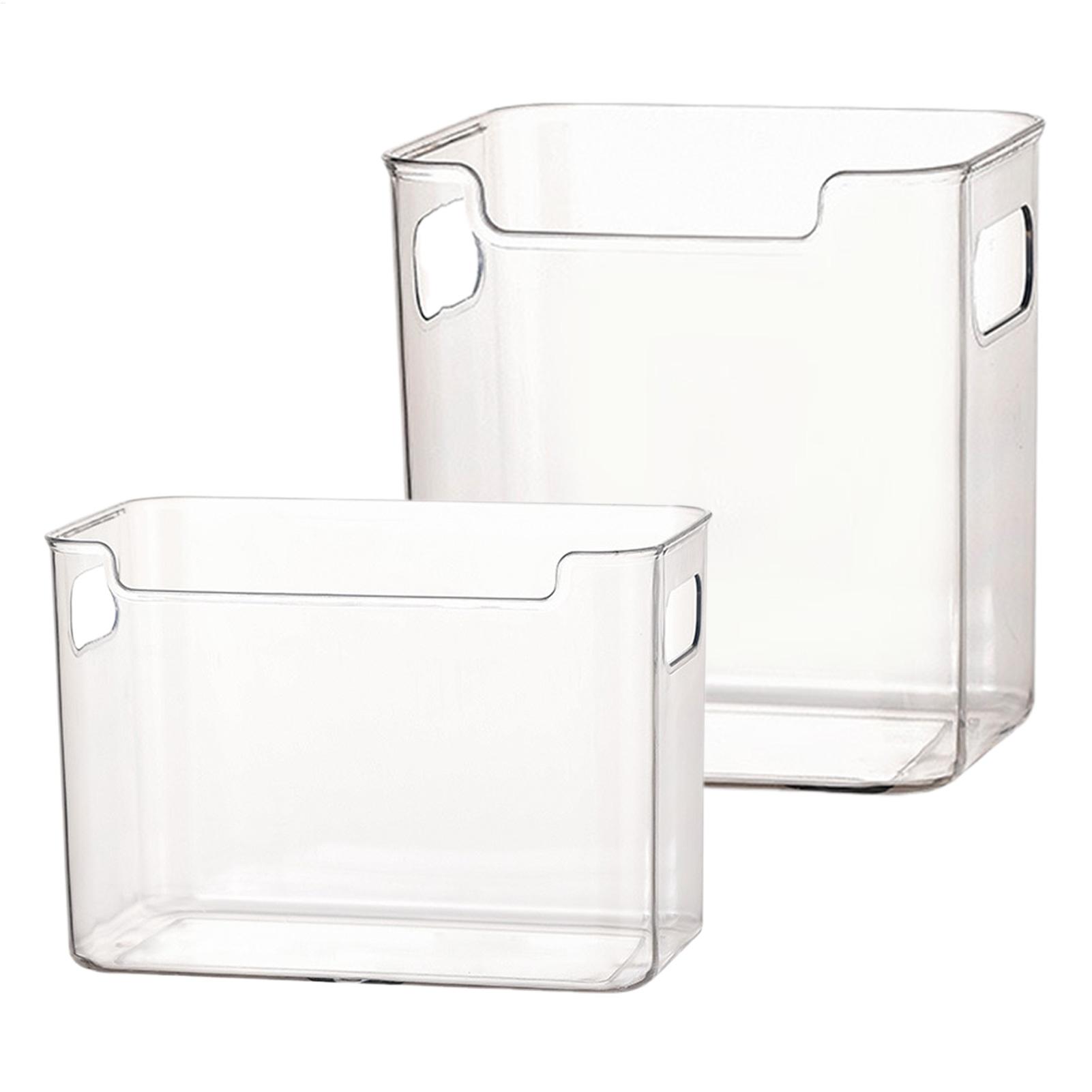 ハンドル付き冷蔵庫用ビン、透明なドアコンテナオーガナイザー、 - Food Storage Pantry のレビューと価格