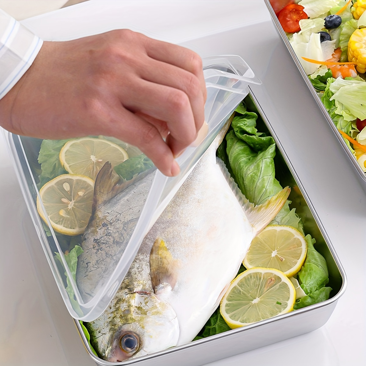 1-3個入り ステンレス製食品保存容器 密閉型 BPAフリー - Food Storage Pantry のレビューと価格