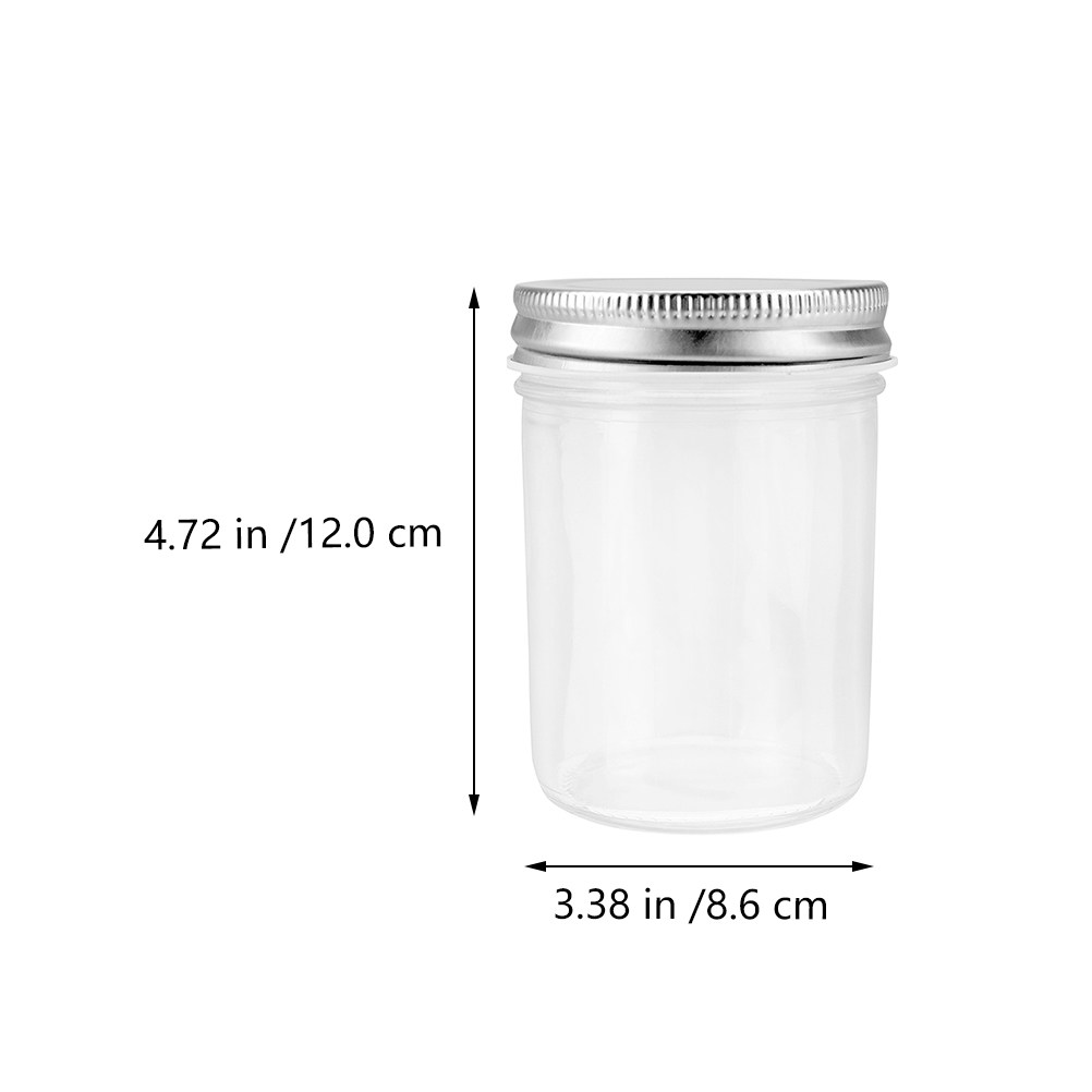 4個入りジャム缶詰瓶 ガラス製密封容器 防湿防塵食品保存瓶  - Food Storage Glass のレビューと価格