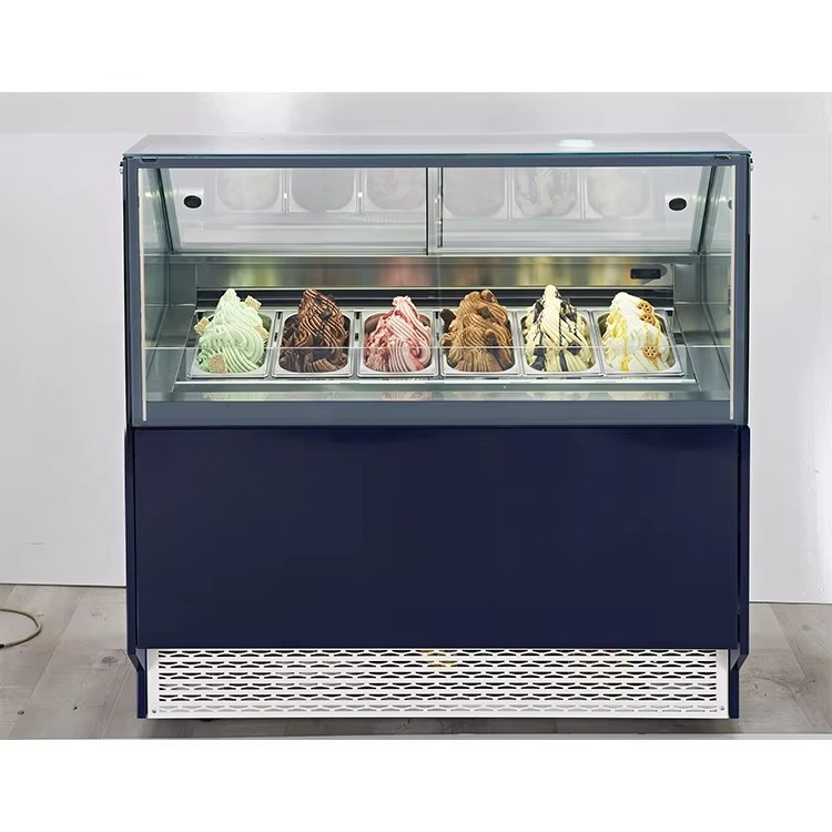 没入型ガラス扉付きチェスト型ディスプレイ冷凍庫、アイスクリー - Food Storage Glass のレビューと価格
