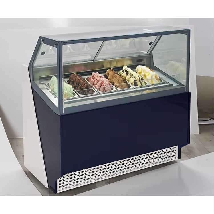 没入型ガラス扉付きチェスト型ディスプレイ冷凍庫、アイスクリー - Food Storage Glass のレビューと価格