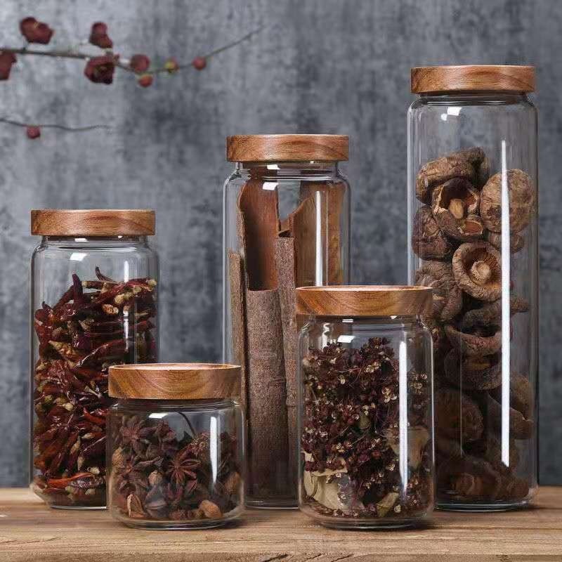 丸いガラス管ジャーacia,ガラスの瓶,密閉されたガラスの瓶 - Food Storage Youtube のレビューと価格