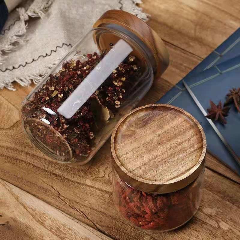 丸いガラス管ジャーacia,ガラスの瓶,密閉されたガラスの瓶 - Food Storage Youtube のレビューと価格
