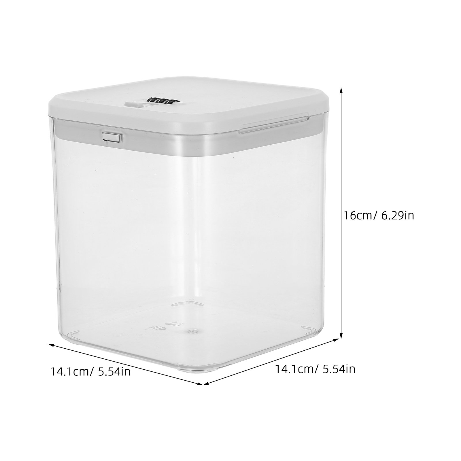 透明な冷蔵庫用収納ボックス、子供用安全ロック付き、暗証番号ロ - Lock And Lock Food Storage のレビューと価格