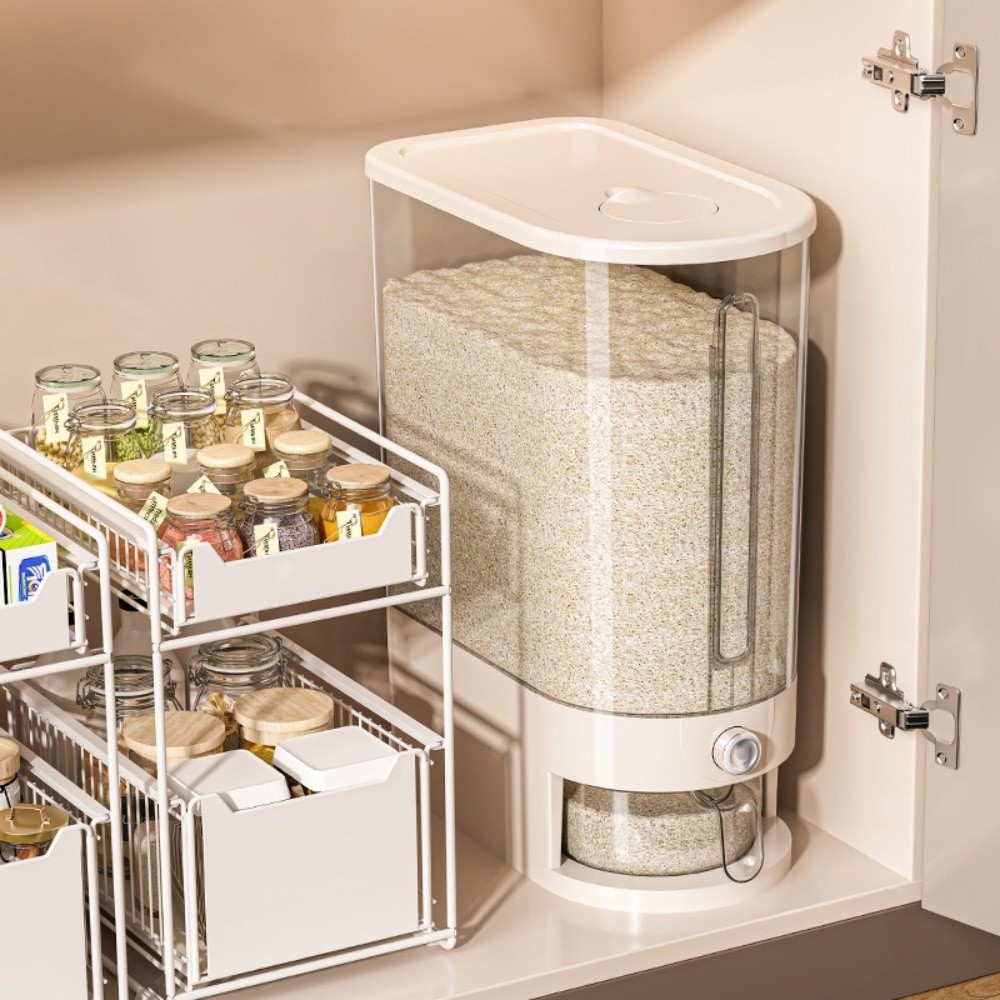 新しい防虫米保存容器 5/10KG 防湿乾燥食品ディスペンサ - Food Storage Pantry のレビューと価格