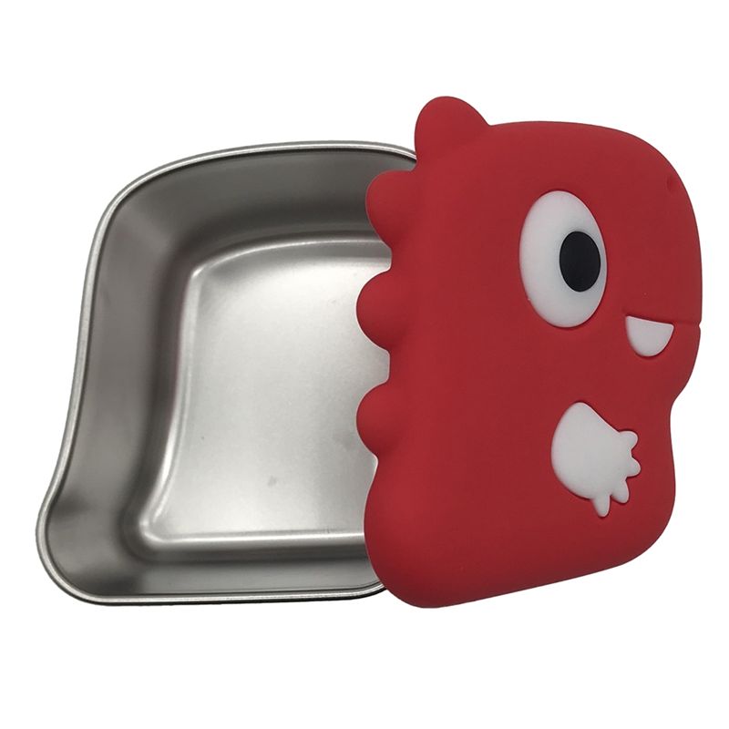 AA94-304 ステンレス製恐竜型スナックボックス シリコ - Food Storage Boxes With Lids のレビューと価格