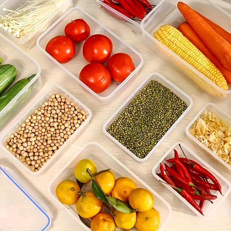 8個セットには、4つの容器と4つの蓋が含まれています。気密食 - Food Storage Boxes With Lids のレビューと価格