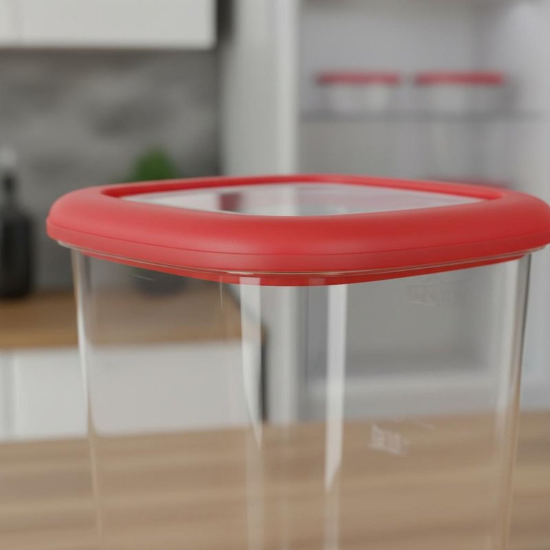 6個セット 密閉食品保存容器 透明デザイン プラスチック製  - Food Storage Pantry のレビューと価格
