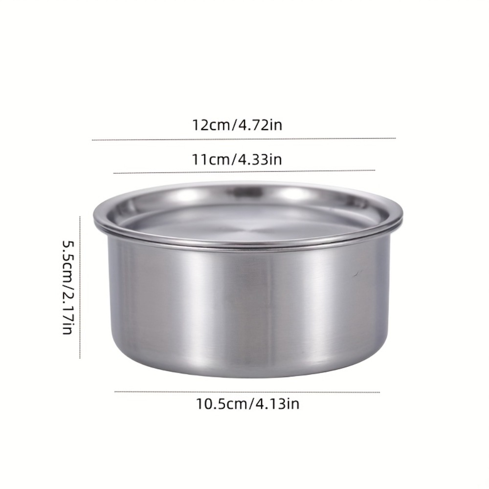 304ステンレス鋼製蓋付きラメキン、蒸し卵、ベビーフードボウ - Storage Food Prep のレビューと価格