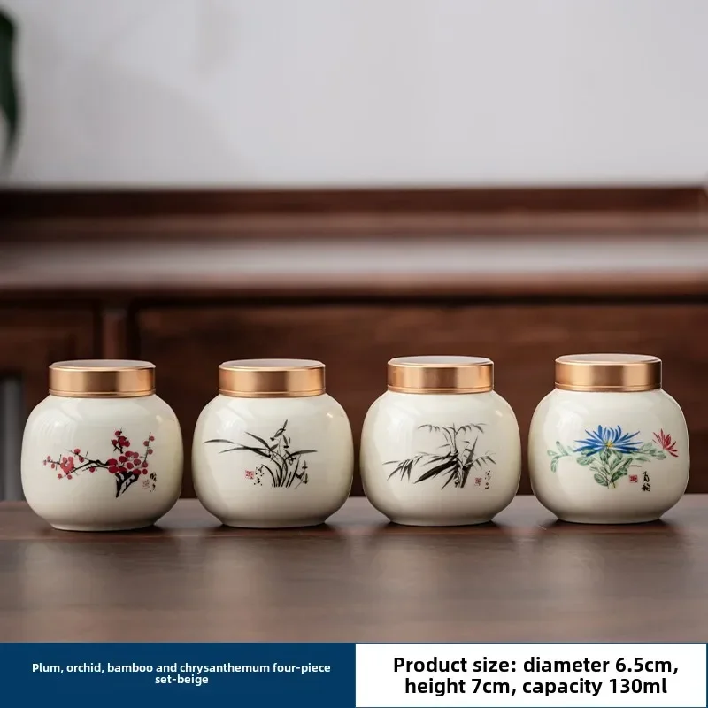 ふた付きセラミック缶,お茶,ハーブ,耐湿性,シリアル収納ジャ - Food Storage Jar Set のレビューと価格