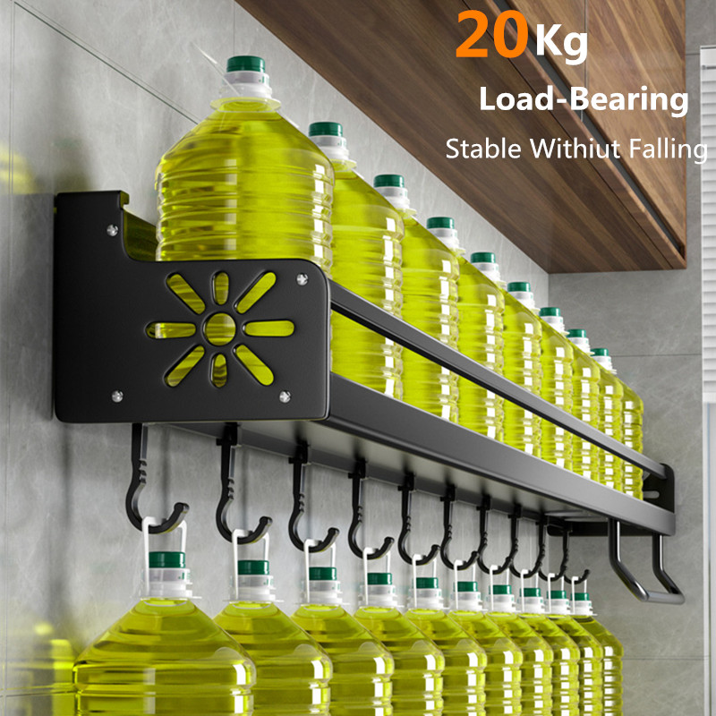 壁掛け式キッチンオーガナイザーシェルフ、スパイス収納ラック、 - Food Storage Shelving のレビューと価格