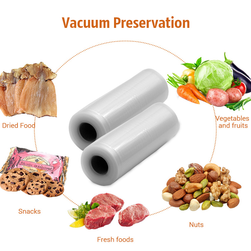 新しいロール 5 メートル食品真空シーラーバッグ食品シーラー - Food Storage Necessities のレビューと価格