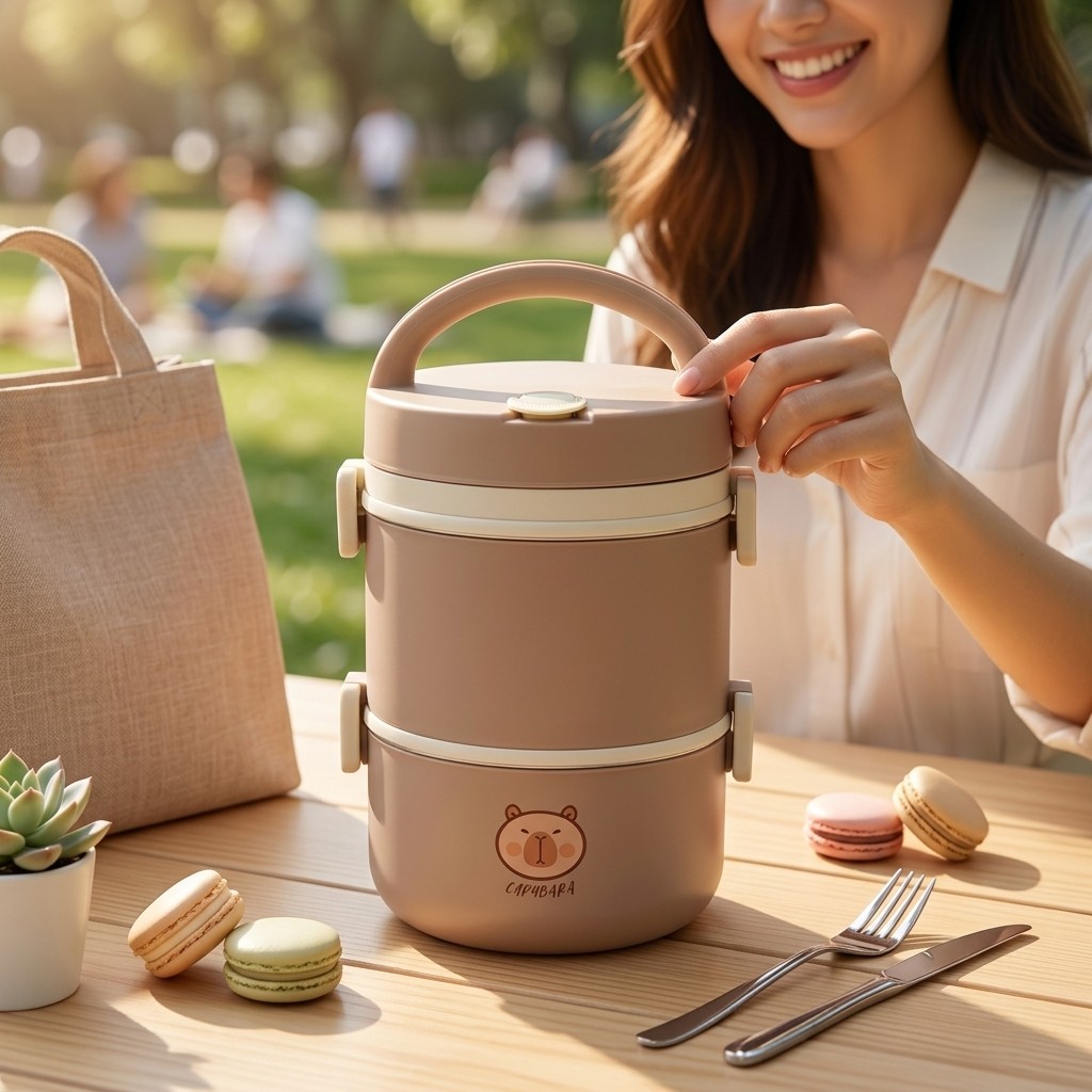 304ステンレス鋼製保温ランチボックス弁当箱セット、電子レン - Food Storage Jar Set のレビューと価格