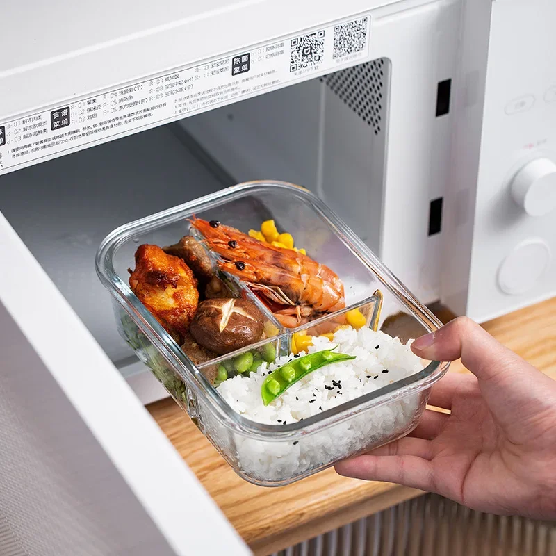 耐熱ガラス製、密閉式の食品保存容器。電子レンジ対応、冷蔵庫対 - Food Storage Glass のレビューと価格