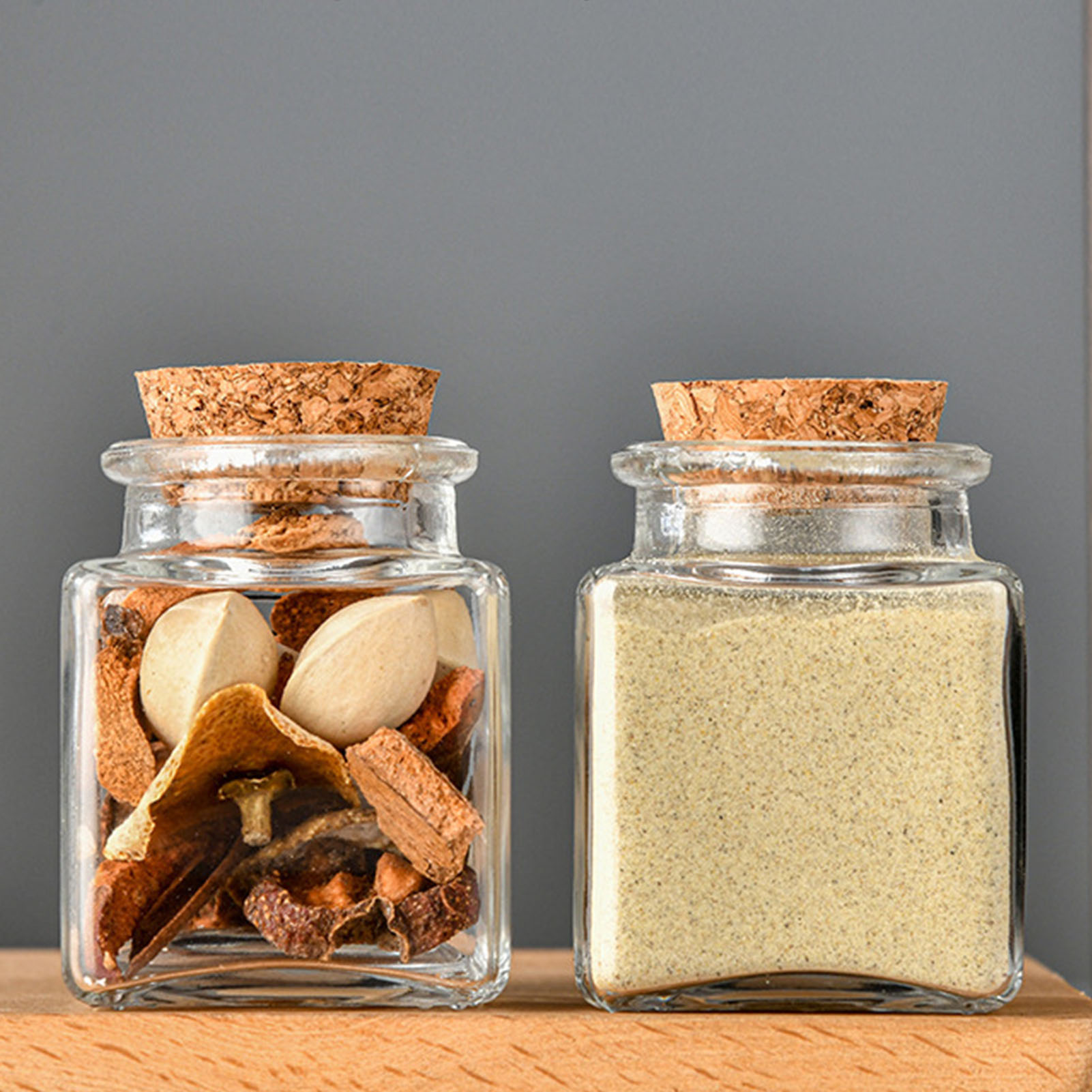 1/5/10 個ガラス保存瓶キッチンパントリーオーガナイザー - Food Storage Pantry のレビューと価格