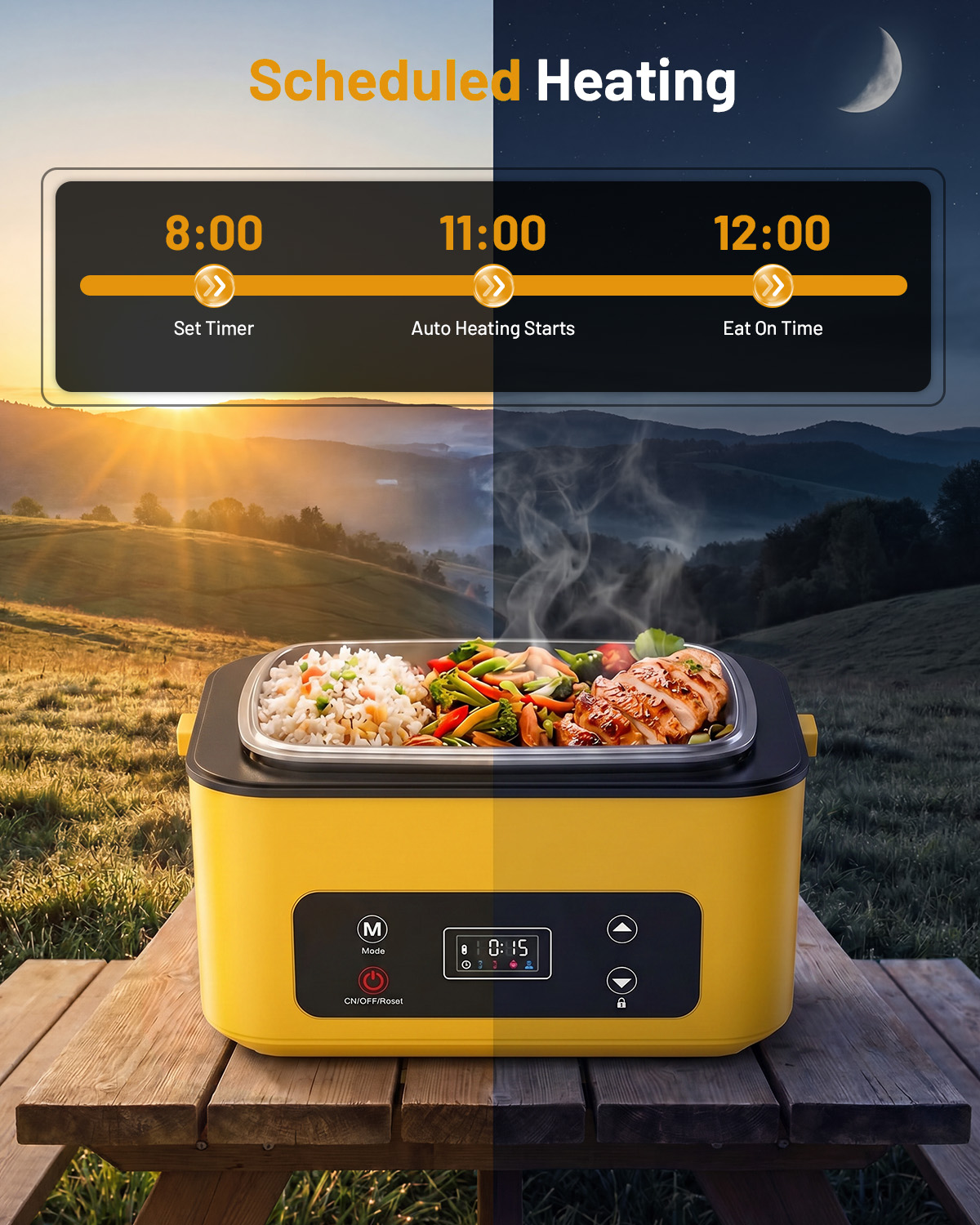 タスクスター ポータブル加熱ランチボックス 40オンス コー - Portable Food Warmer のレビューと価格