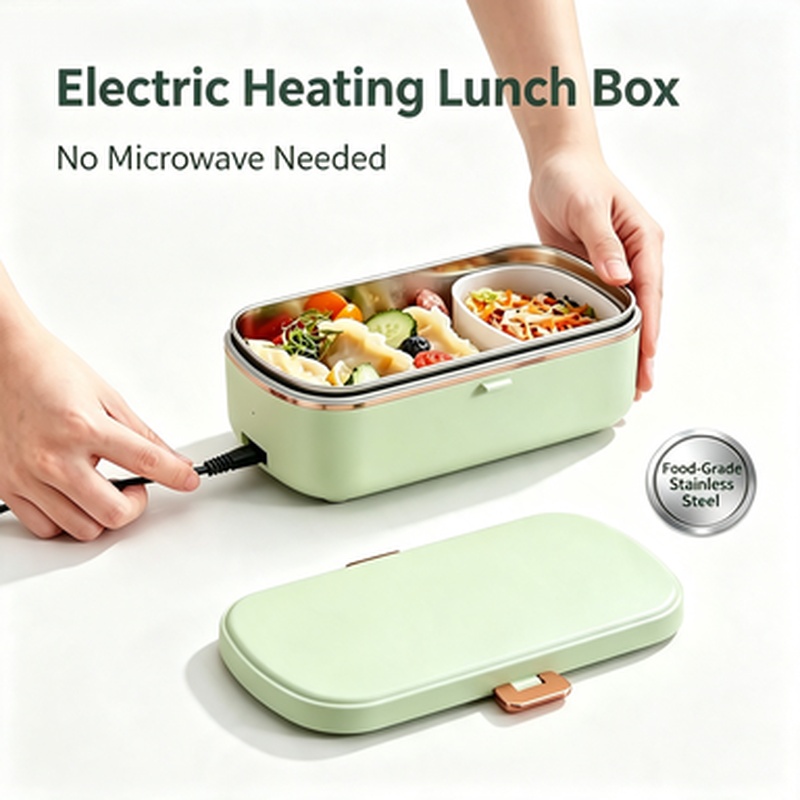 多機能電気蒸し器 900ML ポータブル自己加熱式保温弁当箱 - Portable Food Warmer のレビューと価格