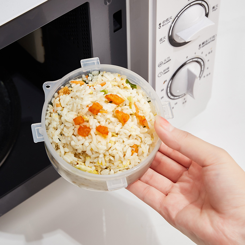 ミニリンゴ型食品保存容器、持ち手付きの携帯用丸型フルーツスナ - Storage Food Prep のレビューと価格