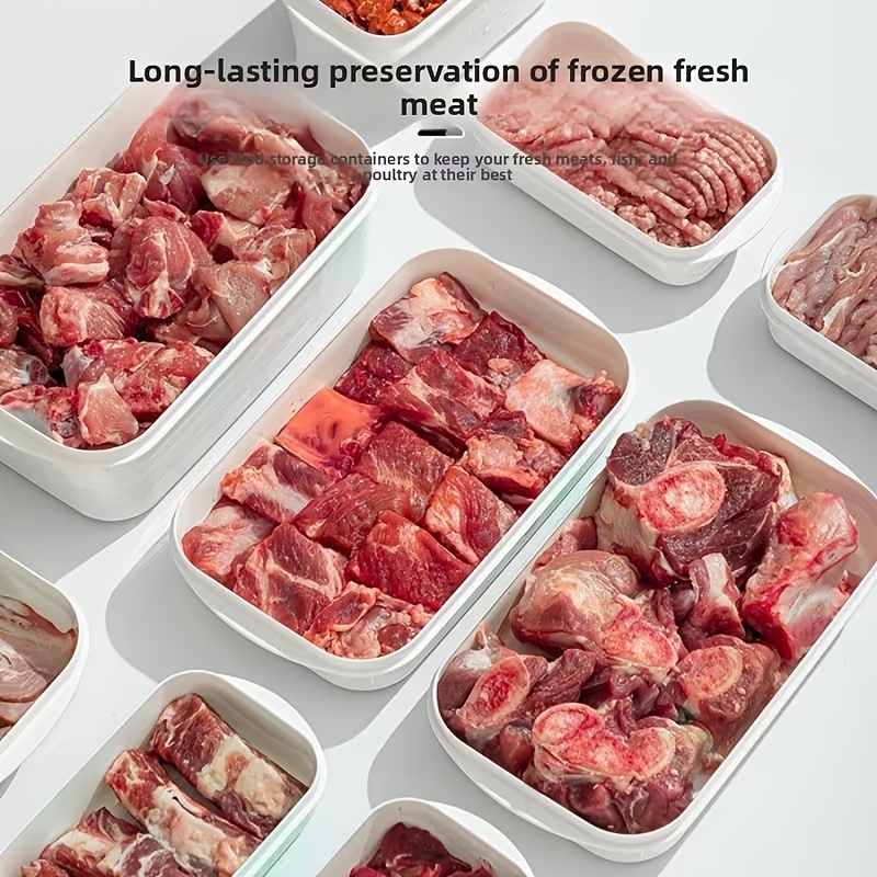 10個入り再利用可能スタッカブル食品保存容器セット 5つの容 - Food Storage Boxes With Lids のレビューと価格
