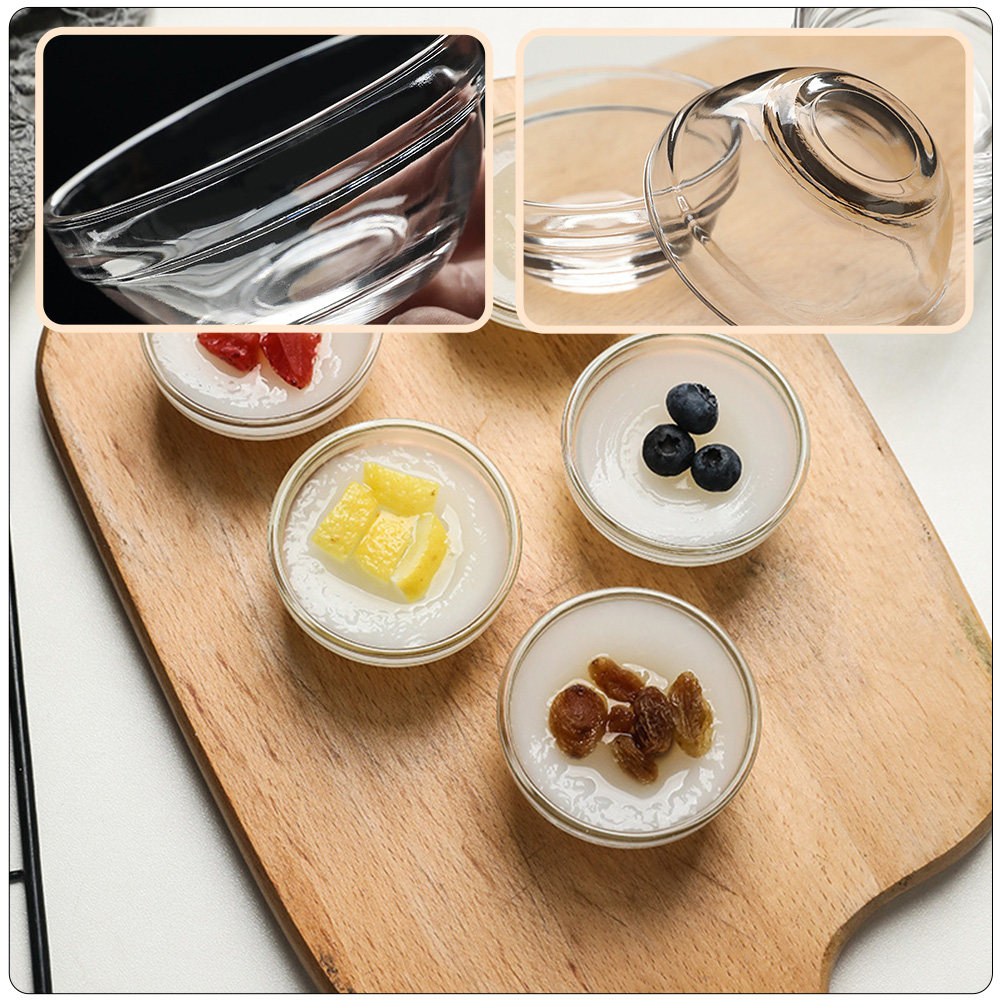 12個入り 安全な非プラスチック製ボウル 透明な食品サービン - Food Storage Glass のレビューと価格