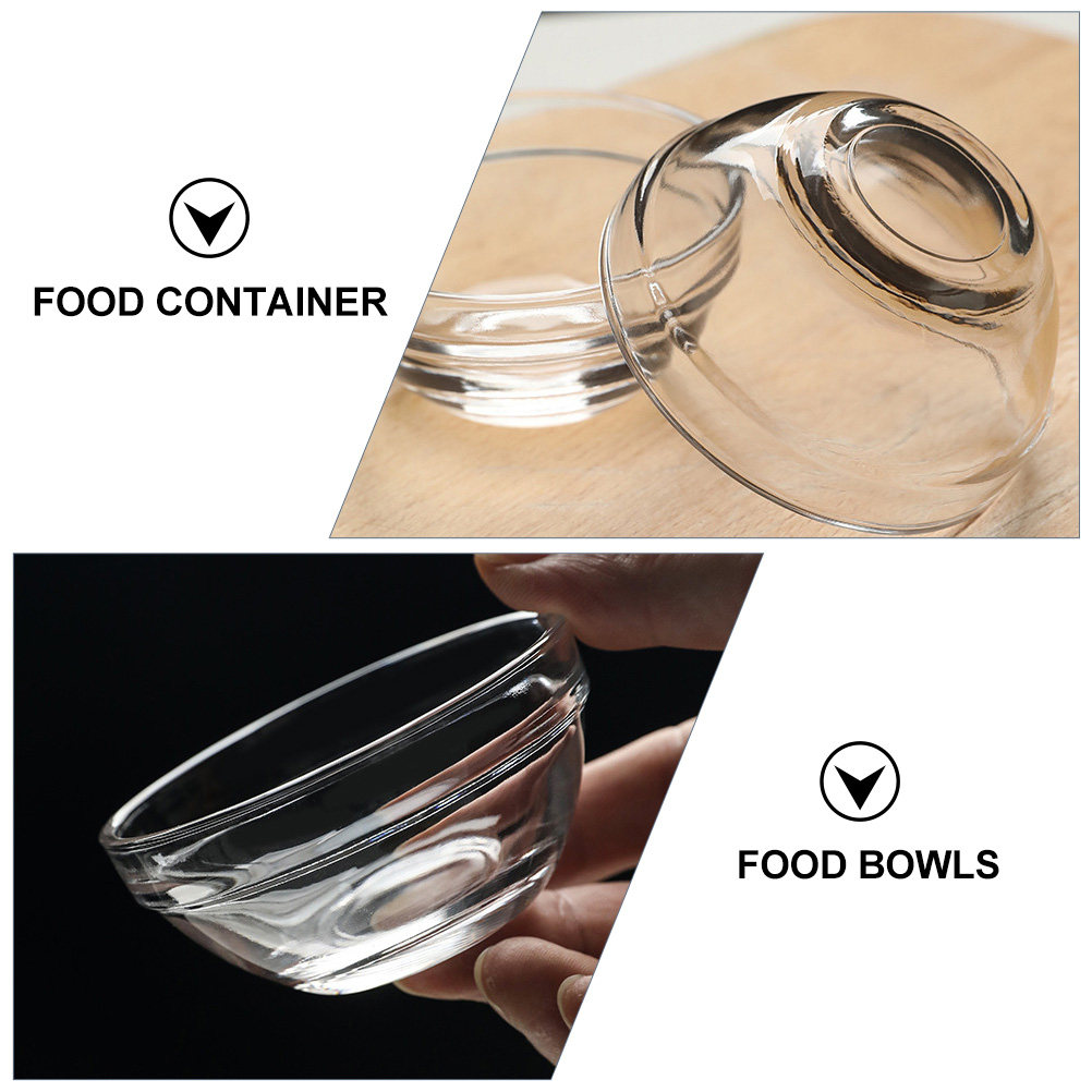 12個入り 安全な非プラスチック製ボウル 透明な食品サービン - Food Storage Glass のレビューと価格
