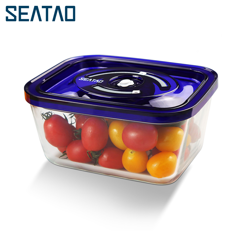 Seataoガラス食品収納コンテナは、食事の準備をしている蓋 - Storage Food Prep のレビューと価格
