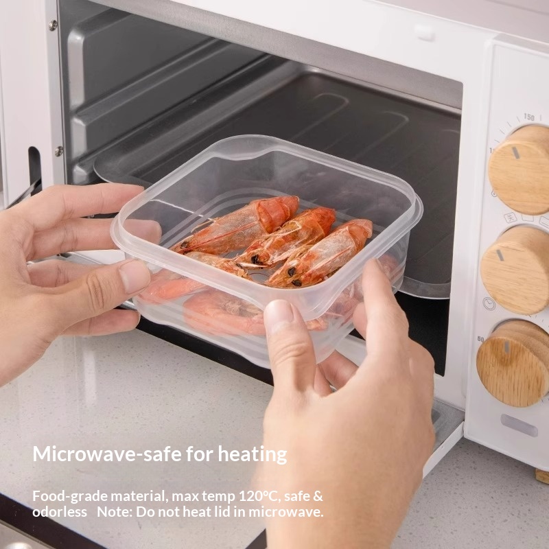 2000ml冷蔵庫用冷凍肉鮮度保持ボックス、耐冷プラスチック - Food Storage Boxes With Lids のレビューと価格