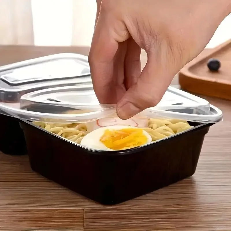 10 セット使い捨て食品ボックス蓋付き電子レンジ食品保存ボッ - Food Storage Jar Set のレビューと価格