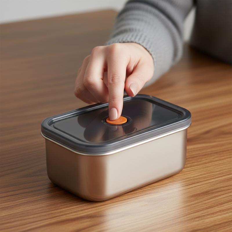 [E] 4個セット ステンレス製食品保存容器 厚みのある漏れ - Food Storage Pantry のレビューと価格