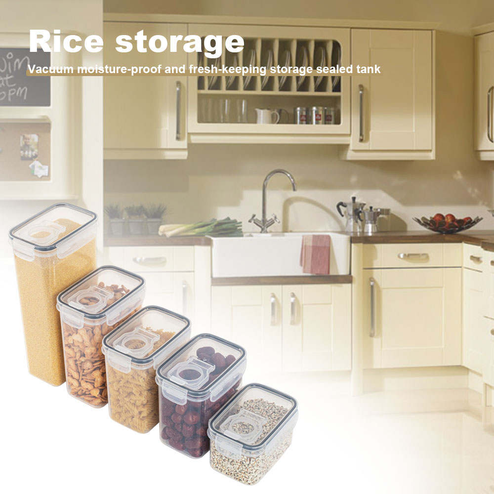 密封されたプラスチック食品収納ボックスシリアルキャンディ乾燥 - Food Storage Jar Set のレビューと価格