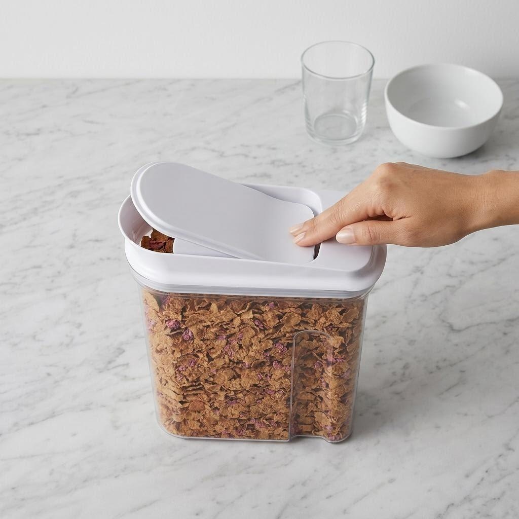 気密食品保存容器 パントリー用 透明プラスチック製 気密キッ - Food Storage Pantry のレビューと価格