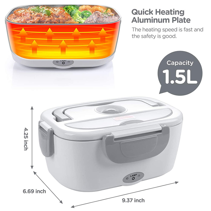ステンレス製電気弁当箱,12V,24V,110V,220V, - Portable Food Warmer のレビューと価格
